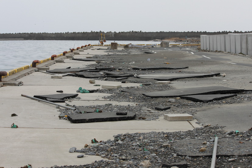 詳細表示 石巻市魚町1丁目地内 石巻湾方向