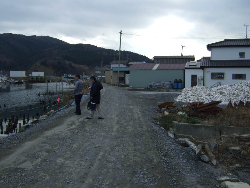 詳細表示 万石浦中学校 赤堀付近