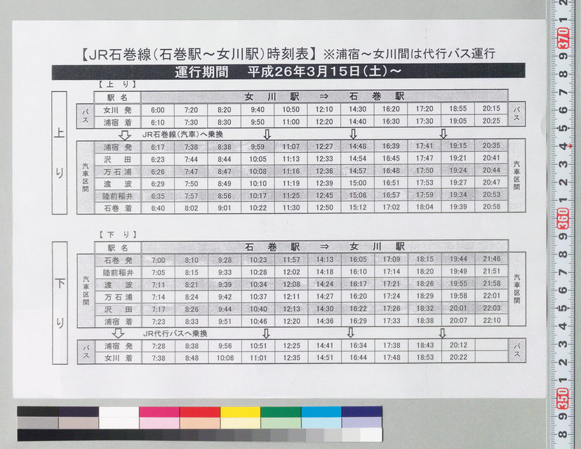 石巻 ストア 駅 バス