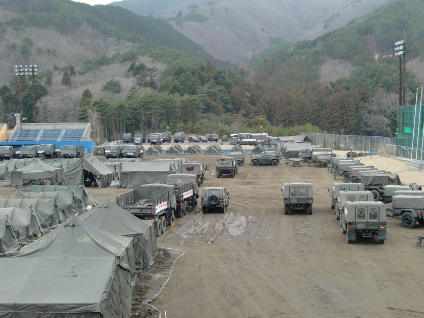 詳細表示 自衛隊宿営地 女川総合運動公園 町民野球場